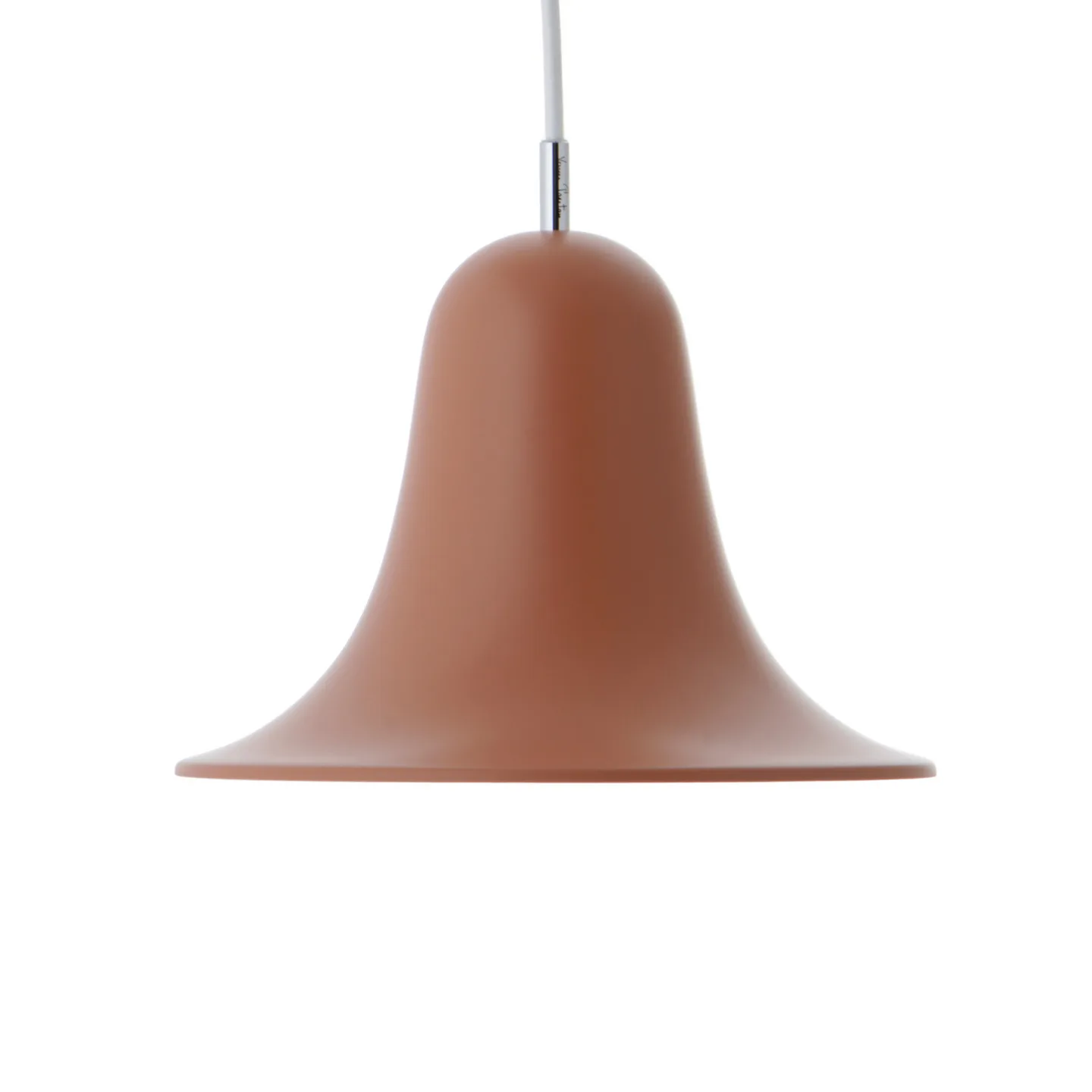 Pantop Pendelleuchte Ø23 Matt Terracotta - Verpan - Wohnzimmer - Design - Metall - Einflammig