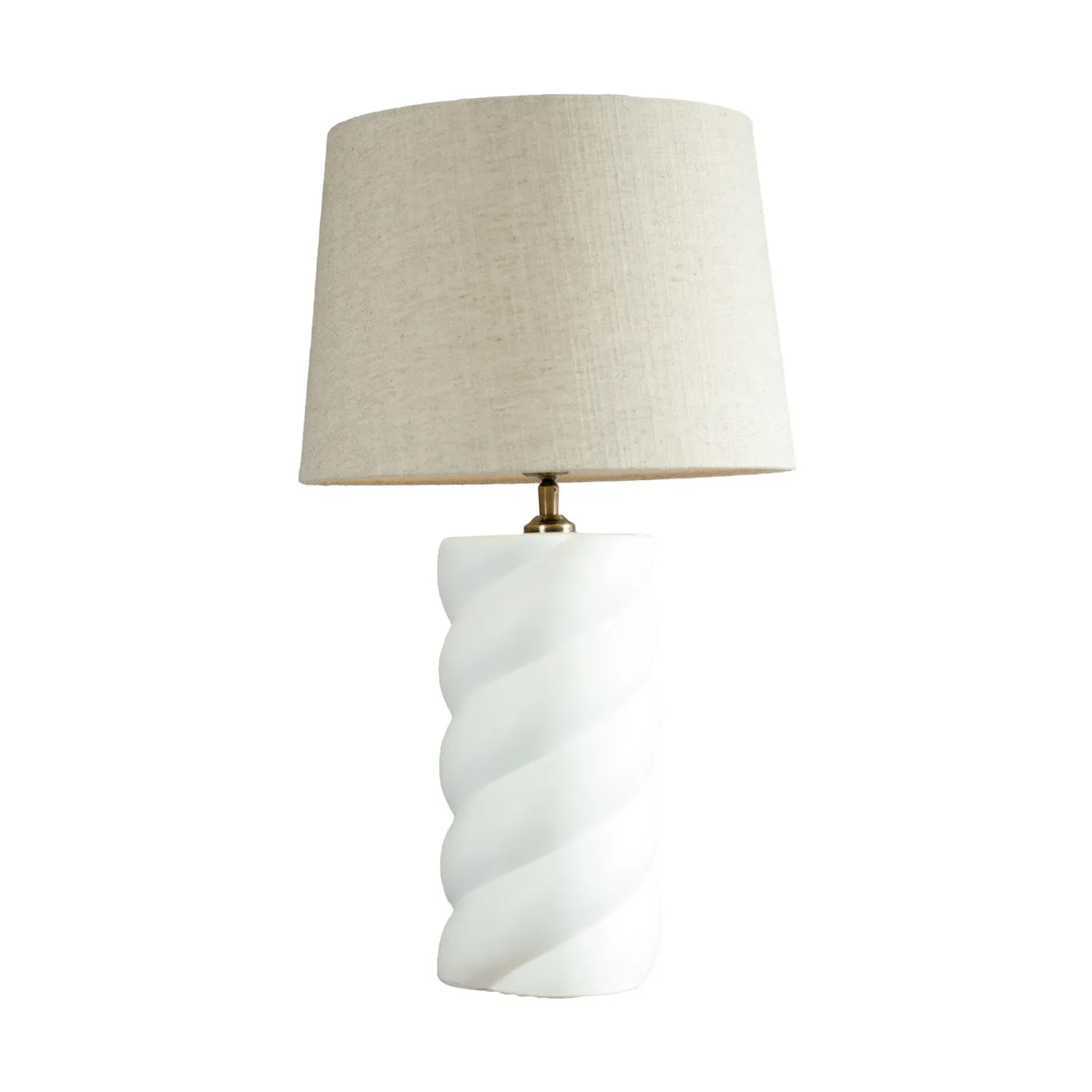 PR Home Spin Tischleuchte Weiß-Beige