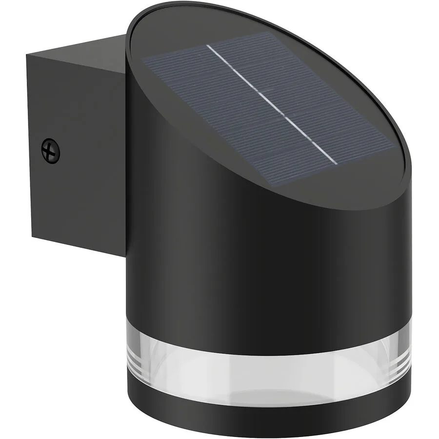 Solarlampe Philips Schwarz Kunststoff 9 cm 12.2 cm - LED - Lichtfarbe: Extra warmweiss - LED Energiesparlampen
