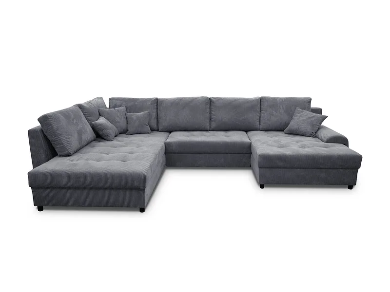 Ecksofa APIS Stoff grau anthrazit