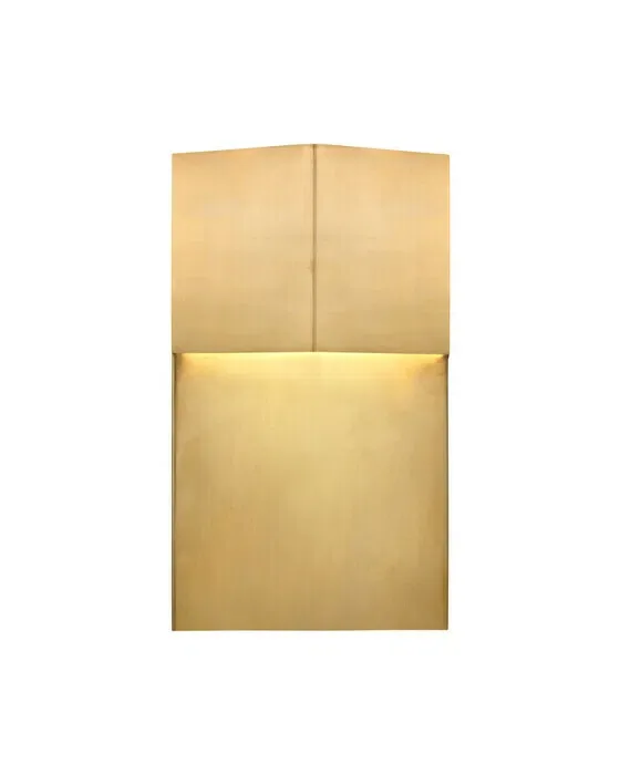Rega 12" Wide Sconce Antique Brass