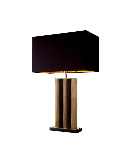 Belize Table Lamp Antique Brass
