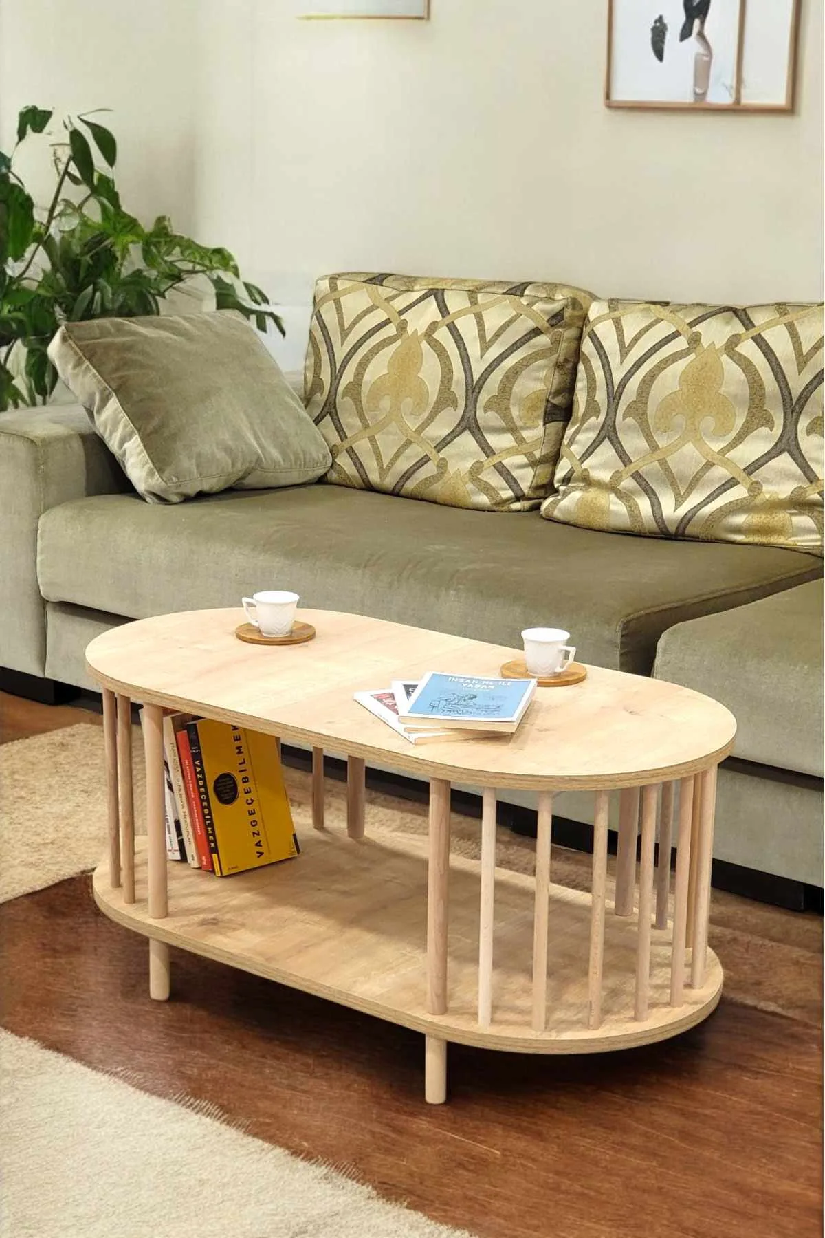 Belvo Soffbord 90x43x45 cm - Sapphire Oak