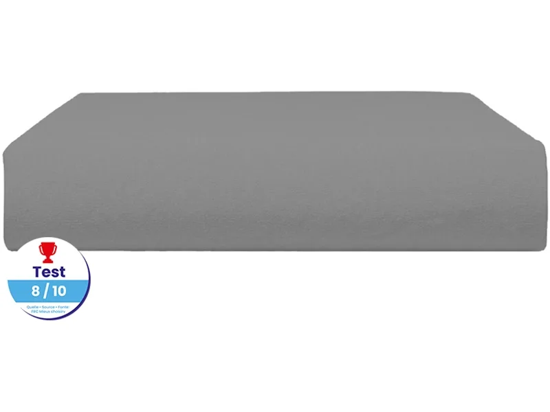Fixleintuch DH JERSEY PEIGNE 160x200cm grau