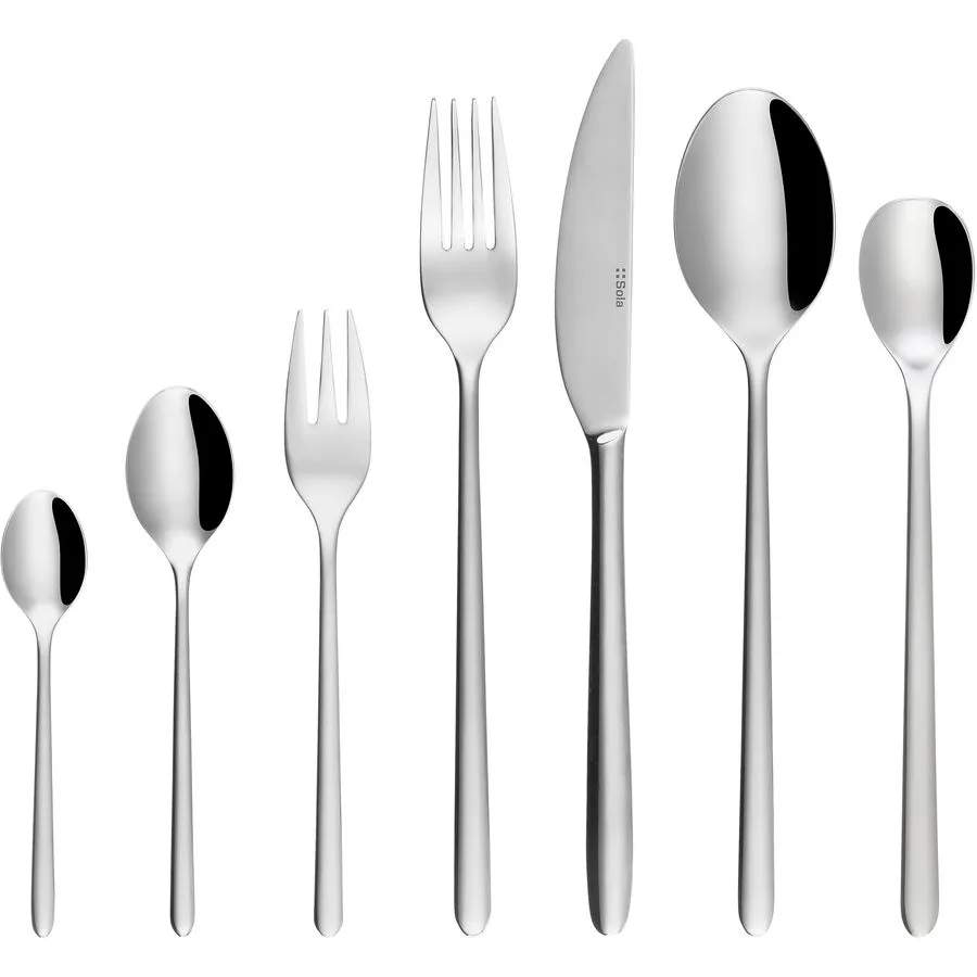 Sola Besteck-Set Dafina chrom Chromnickelstahl 18/10 42 Stk