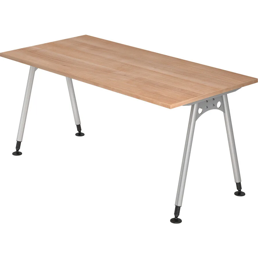 Schreibtisch Office nussbaum Holzwerkstoff B 160 T 80 cm