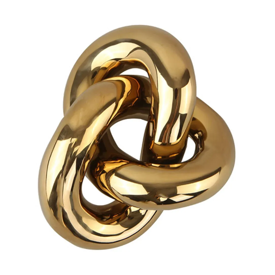 Cooee Design Knot Table small Dekoration Light Gold
