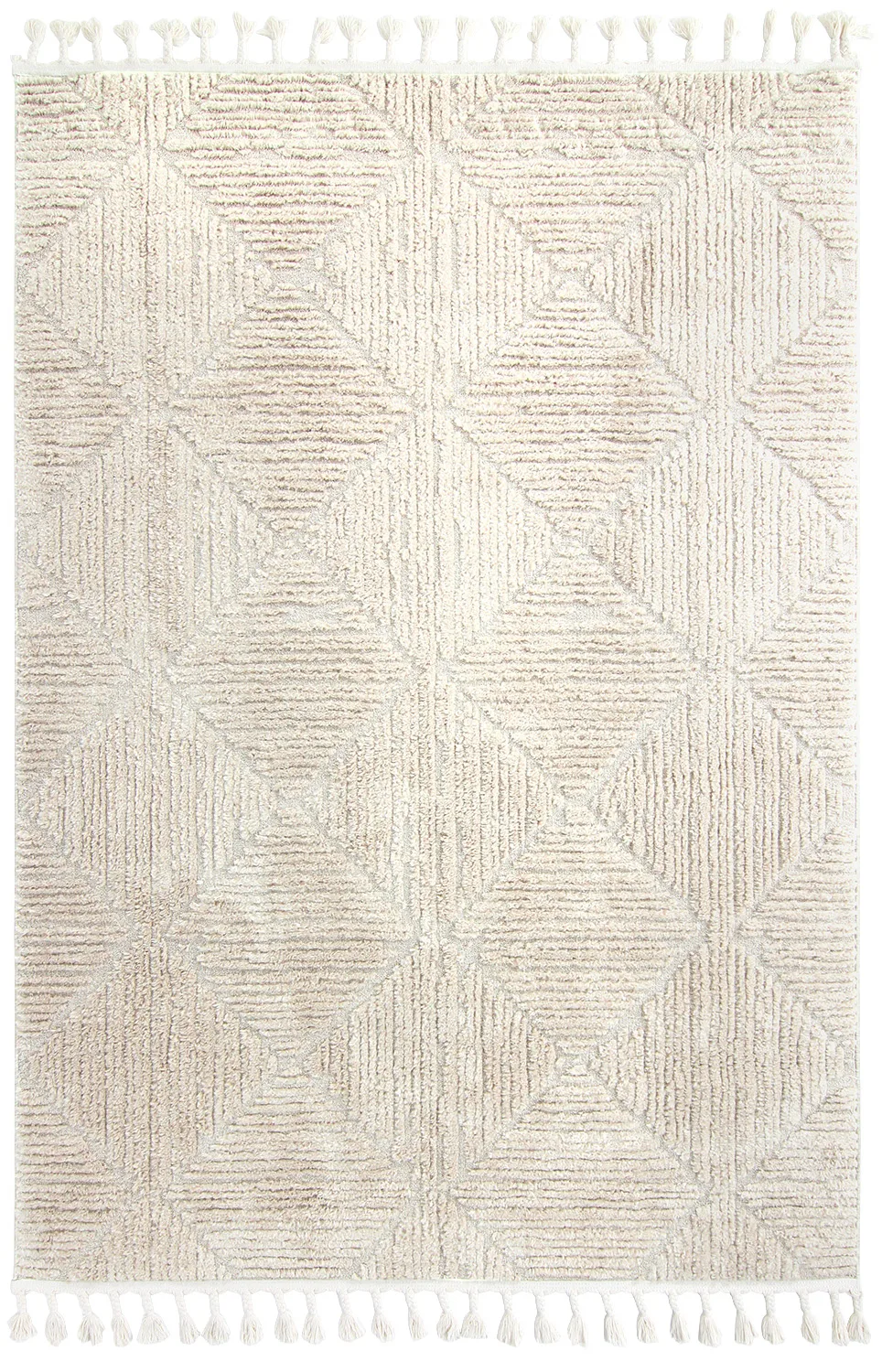 Shaggy - Dallas (beige) (Størrelse: 200 x 290 cm)