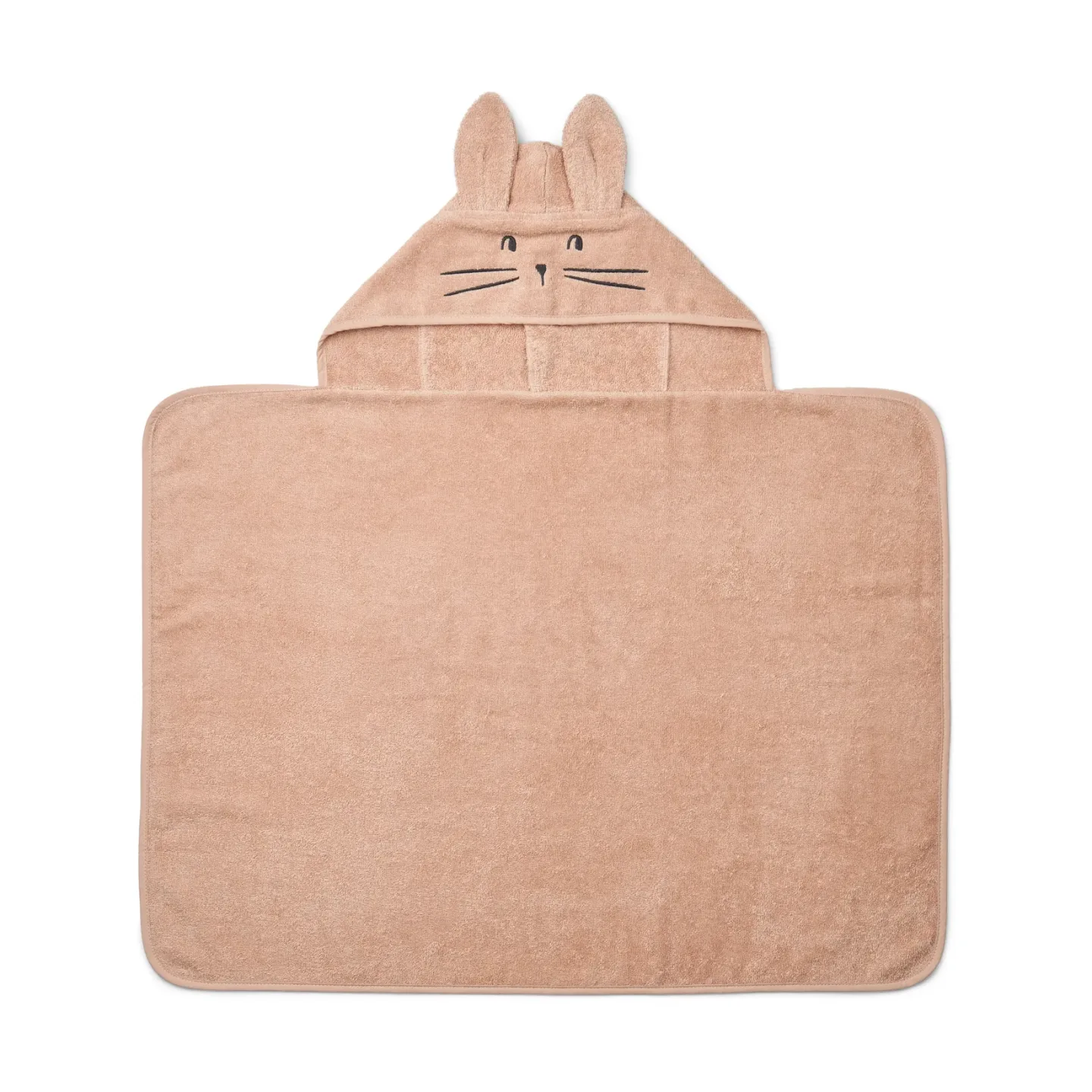 Liewood Vilias rabbit badcape handduk med huva 60x80 cm Pale tuscany
