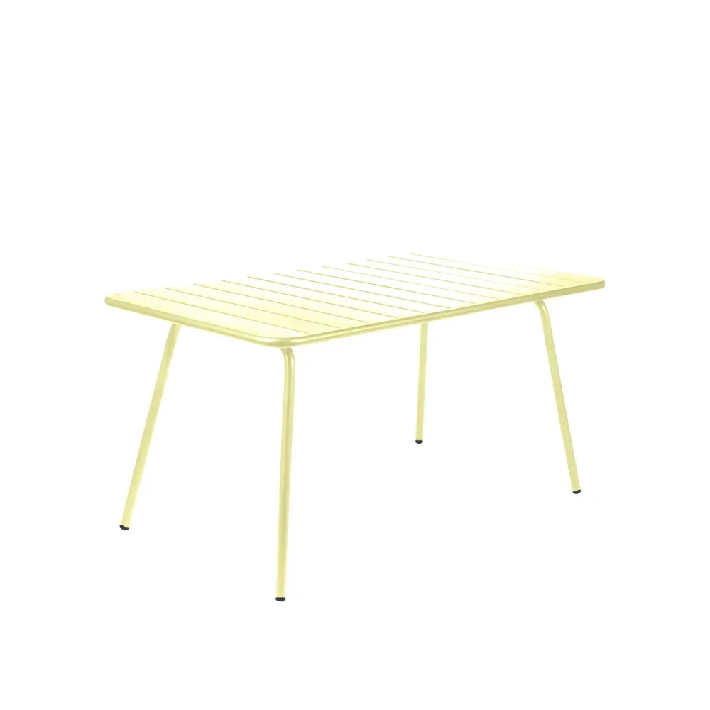 Fermob Luxembourg bord 143x80 cm Frosted lemon (gul)