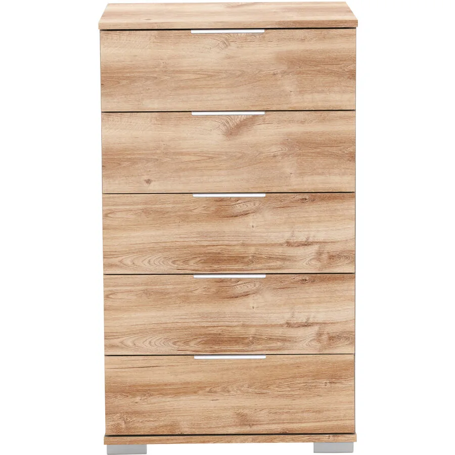 Kommode Peyton A Plankeneiche Holzwerkstoff B 49 H 102 cm