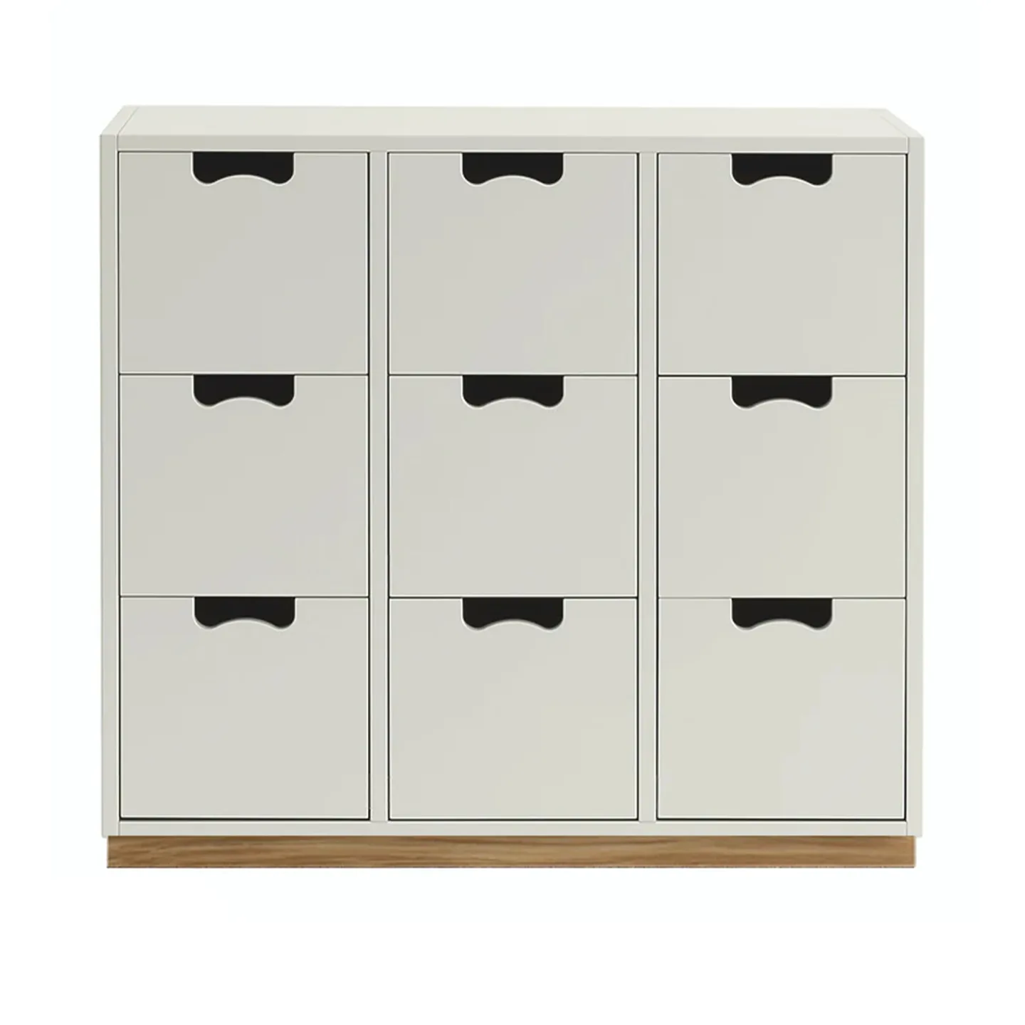 Asplund - Snow Drawer B3 - White, Ek Sockel - Byråer - Thomas Sandell & Jonas Bohlin - Vit - Trä
