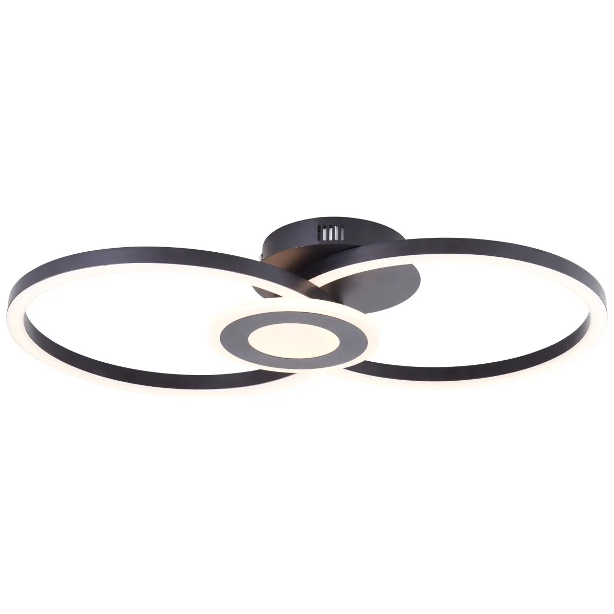 Brilliant - Bray 52cm - Takplafond - Svart