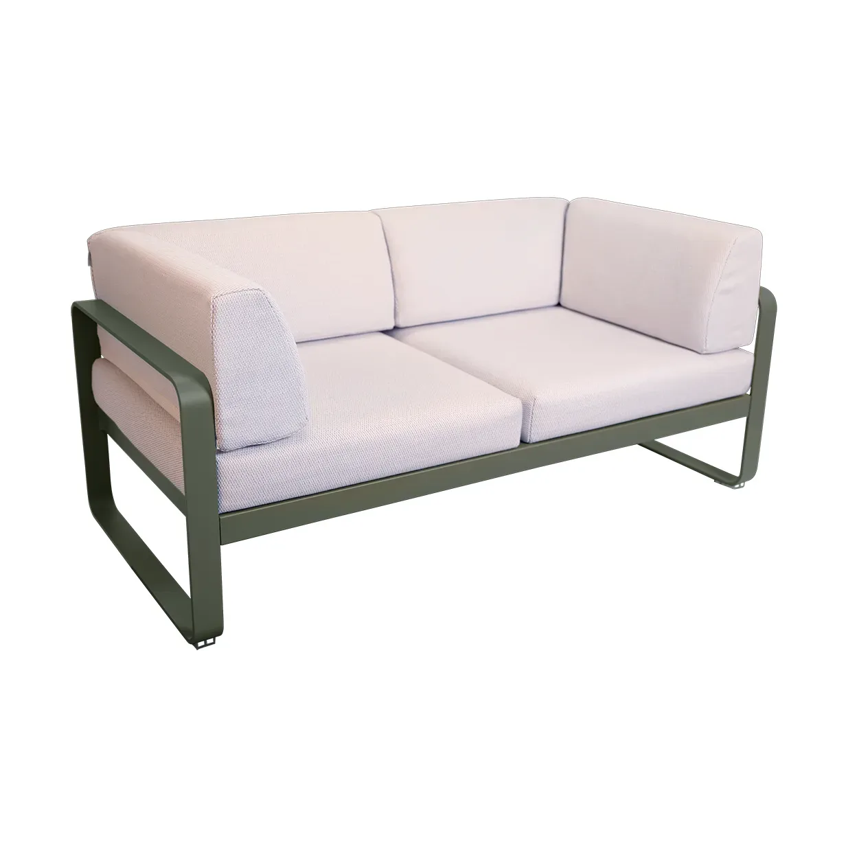 Fermob Bellevie Club 2-sits soffa Rosemary (grön)-pearl
