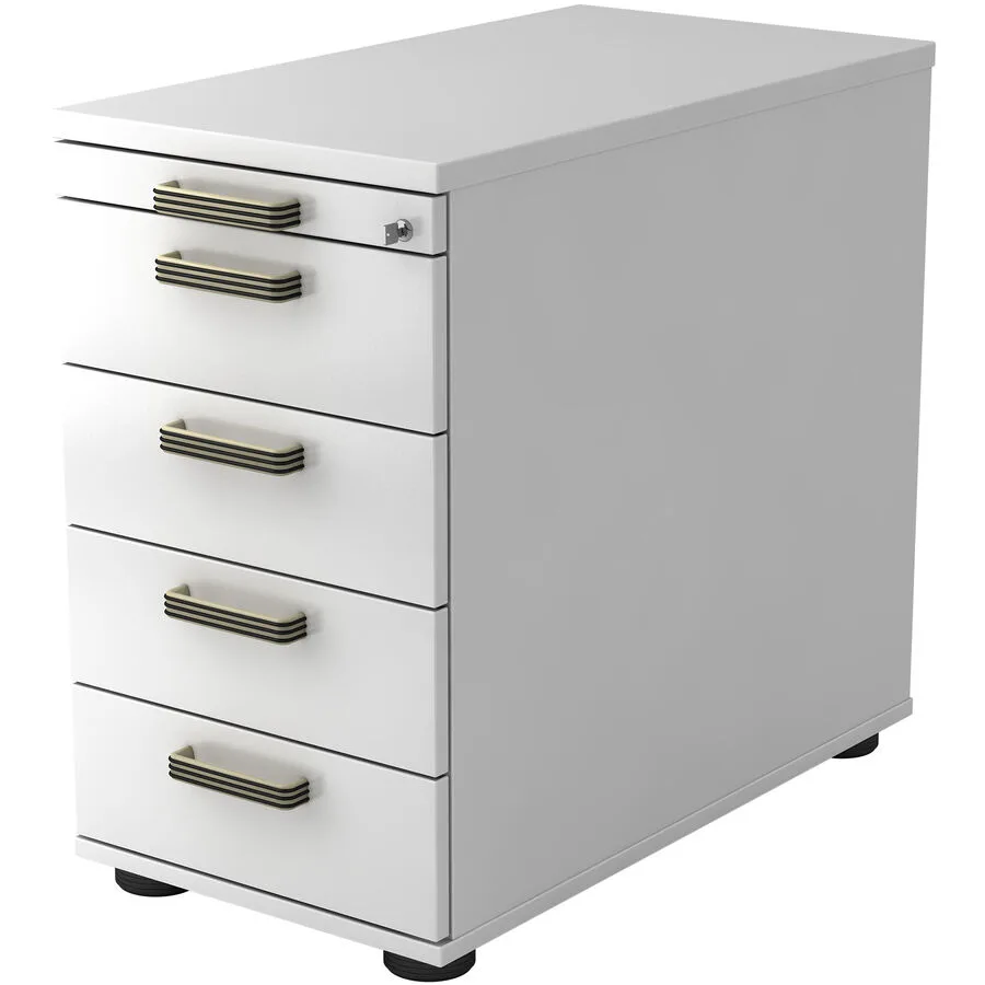 Standcontainer Office weiss Holzwerkstoff B 42.8 H 76 cm