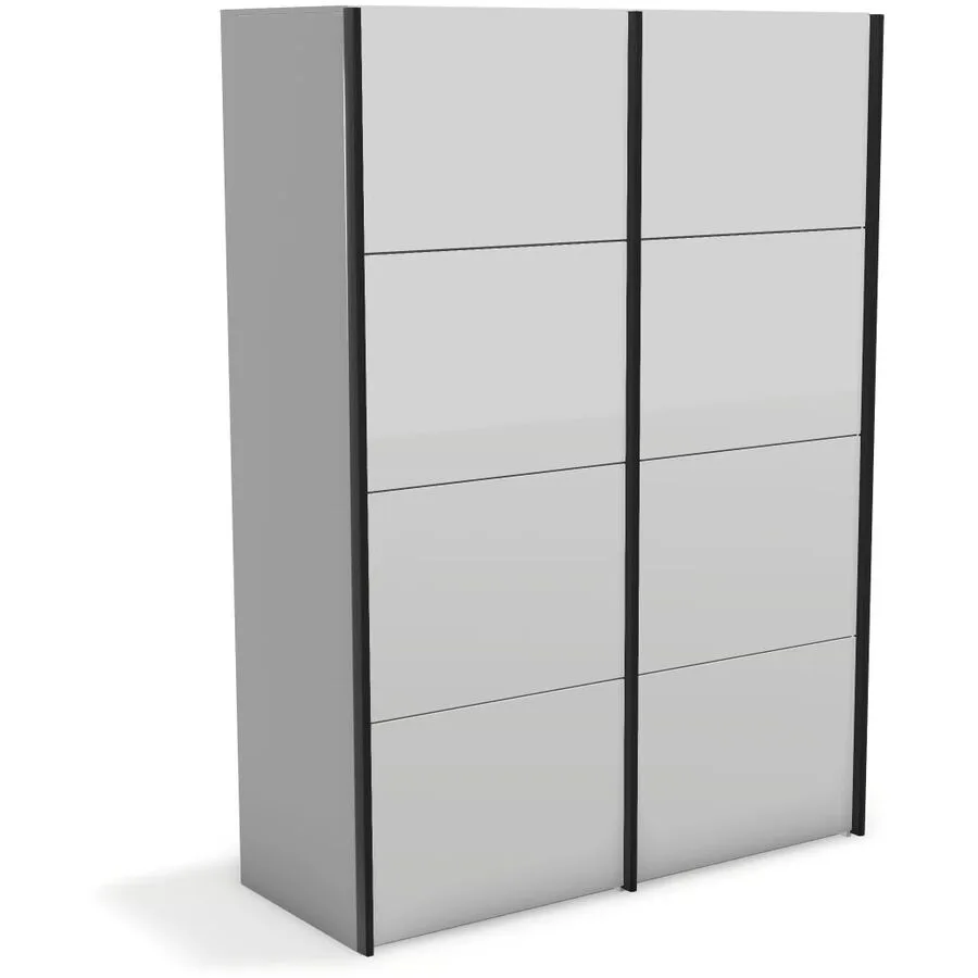 Kleiderschrank Window lichtgrau Holzwerkstoff B 148 cm - Möbel Konfigurator: Traummöbel individuell zusammenstellen