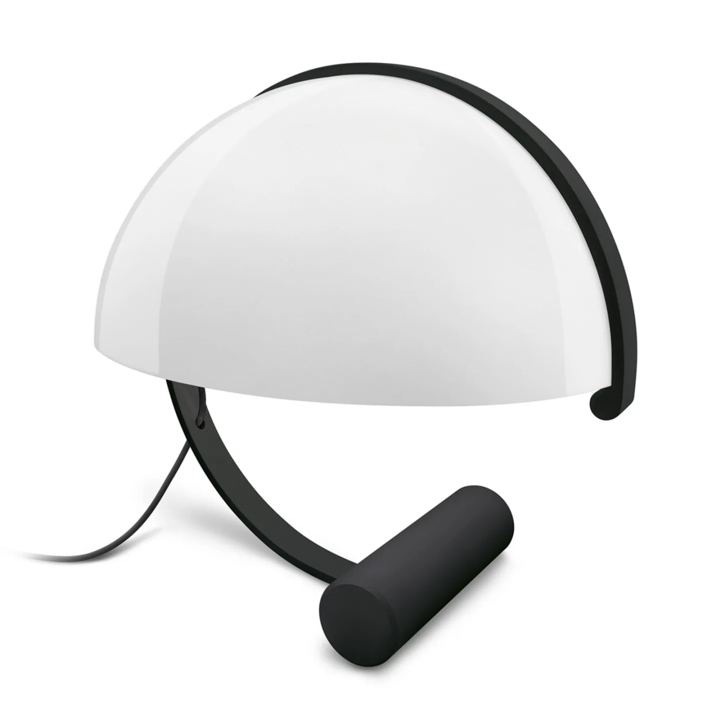 Meta LED-bordlampe, sort, højde 37,5 cm - Stilnovo - Stue - Design - Metal - Med skærm