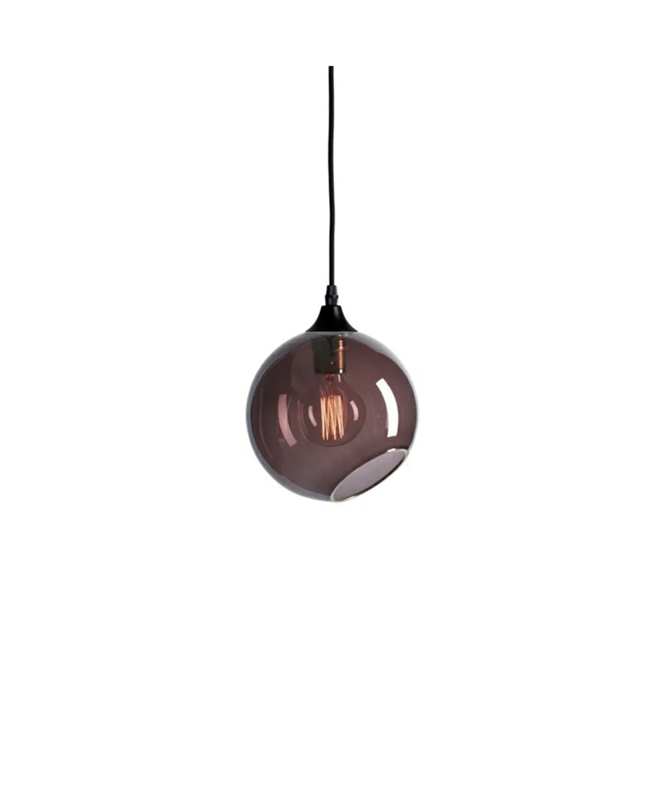 Ballroom Hängelampe, Ø 19 cm, lila - Design By Us - Esszimmer - Glas