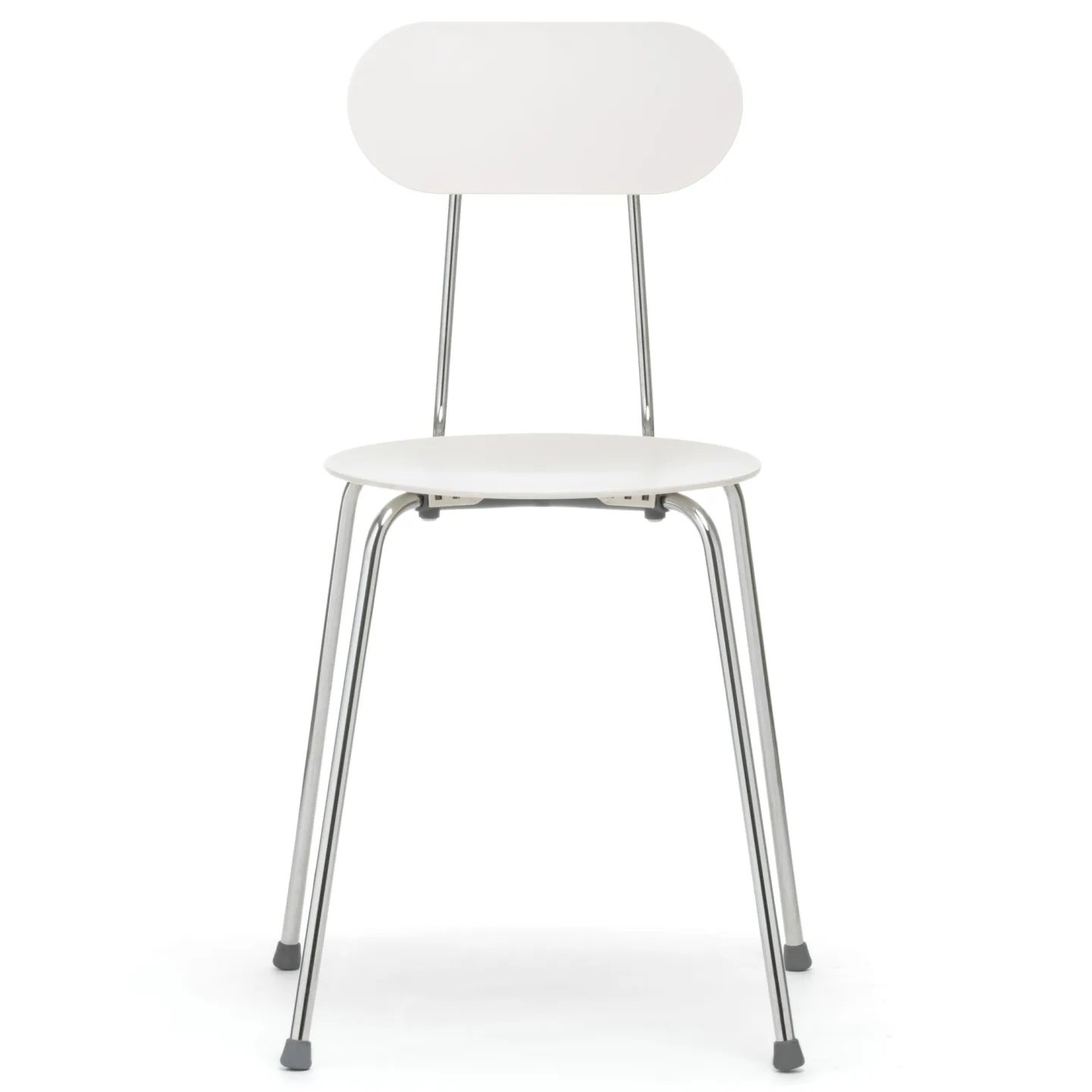 Magis - Mariolina stol krom / vit - Matstolar - Enzo Mari - Vit - Metall/Plast