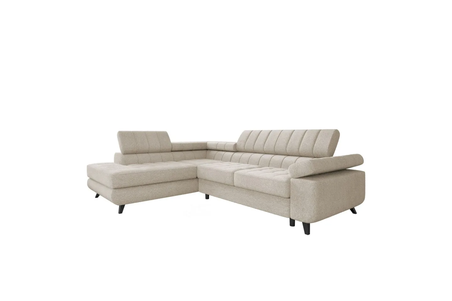 Amshyttan Soffa med Schäslong 3-sits - Beige