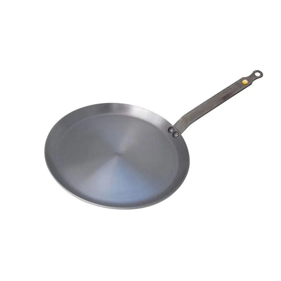De Buyer Crêpes-Pfanne Mineral B silber Stahlblech D 24 cm