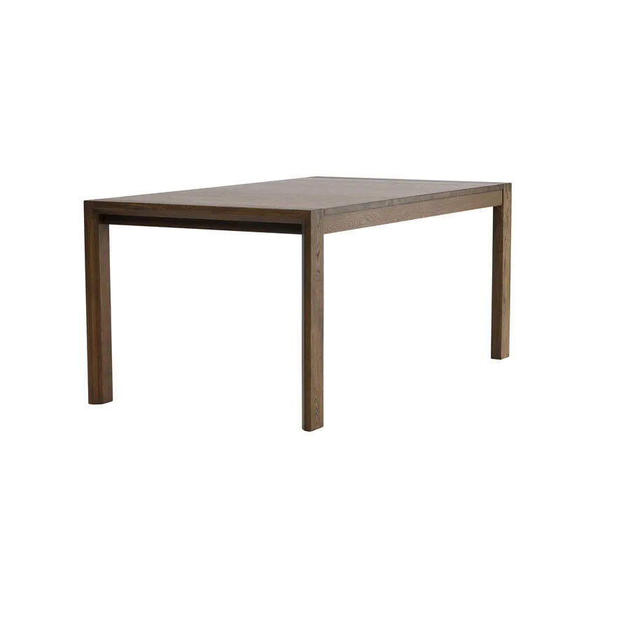Esstisch ausziehbar Slade Braun Eiche Massivholz B 170 T 95 cm
