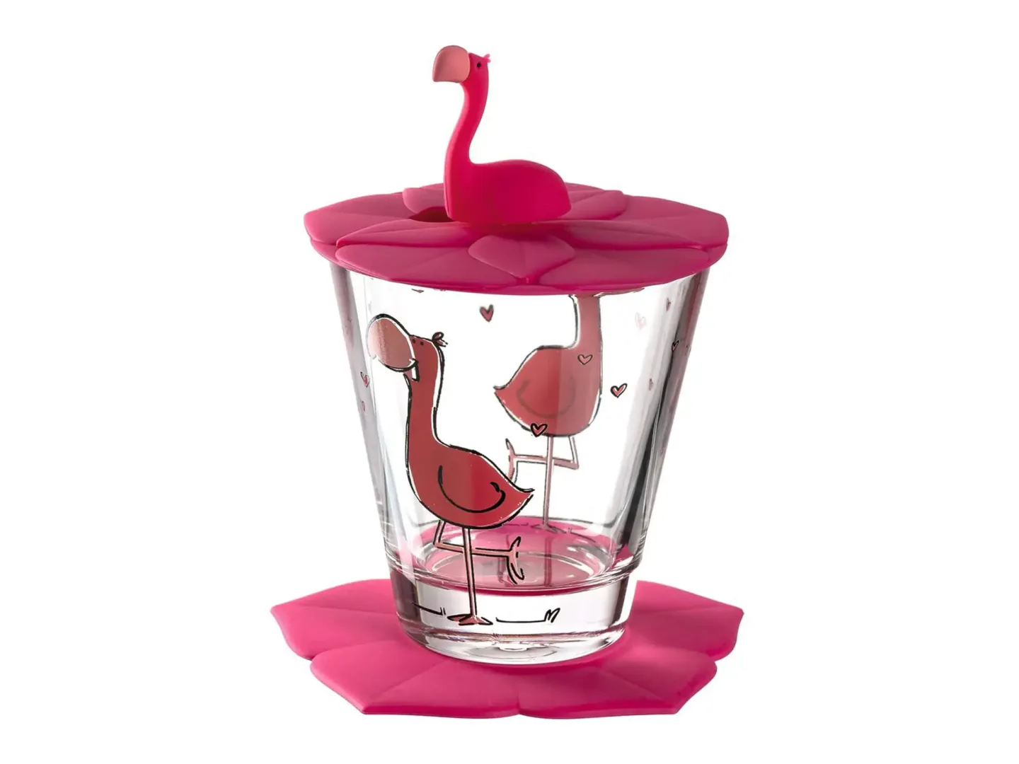 Alltron Trinkglas Für Kinder Bambini Flamingo, 215 ml, 3-teilig Transparent | Schubiger Möbel