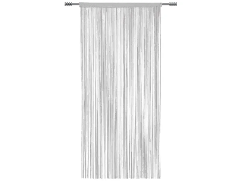 Vorhang NEW VEGAS 90x245cm pfote / kräuselband durchsichtig silberfarben