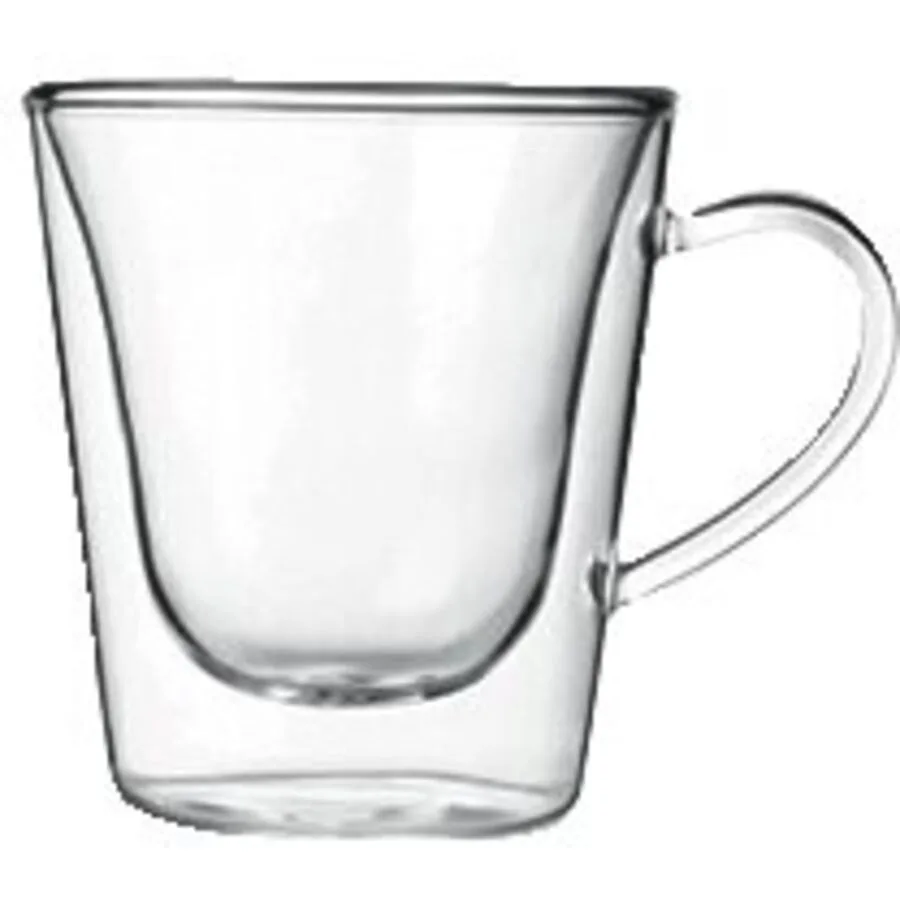 BORMIOLI LUIGI Teegläser-Set Thermic Glass transparent Borosilikatglas H 8 cm 0.12 l 12 Stk