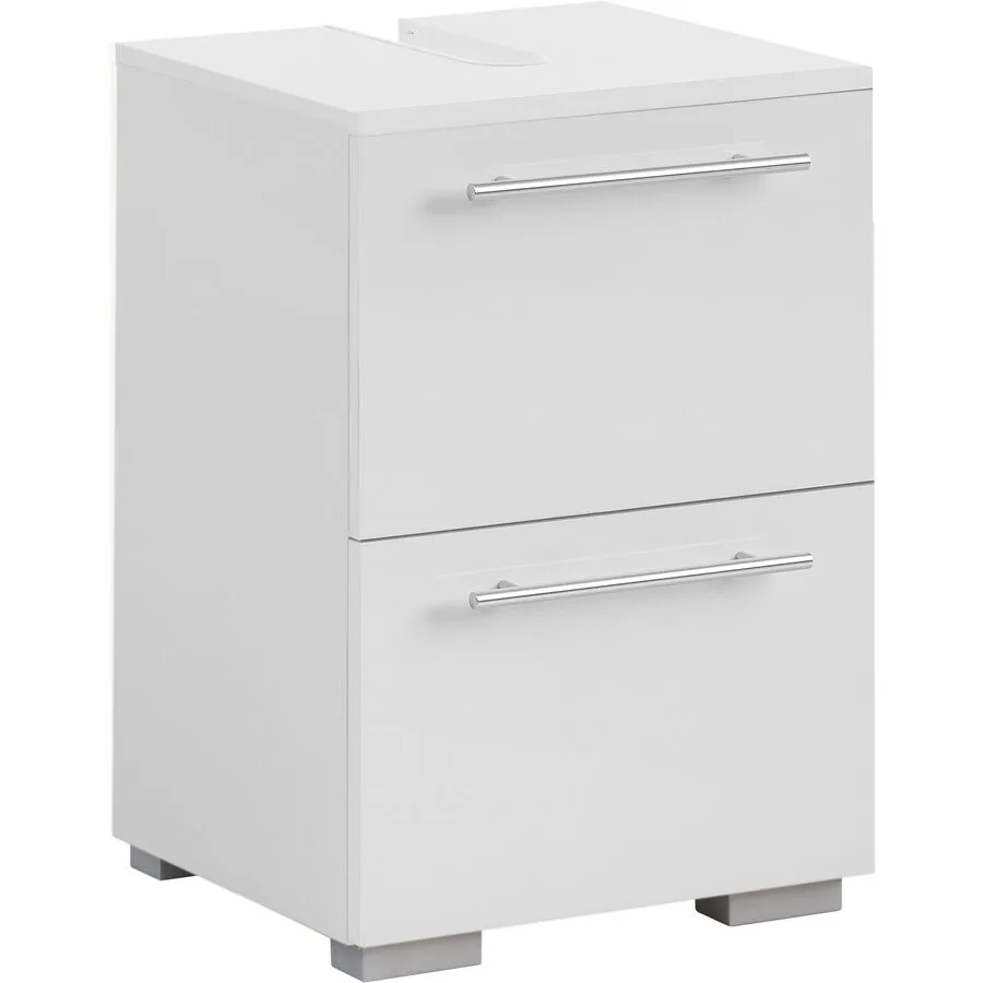 Waschbeckenunterschrank Uhland Weiss Holzwerkstoff 40.2 cm 35 cm Softclose