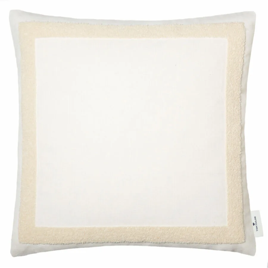 Tom Tailor Zierkissenbezug Case offwhite Polyester/Baumwolle B 45 T 45 cm