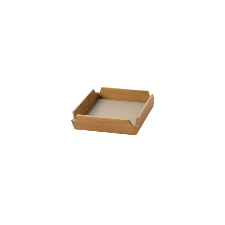 LIND DNA Airy Nupo Tablett Clay crown-teak, mini