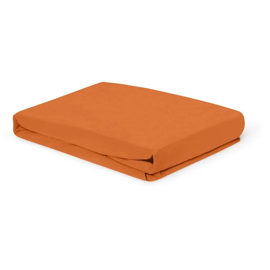 Living Home Fixleintuch Albany mandarin Baumwolle 200 x 200 cm