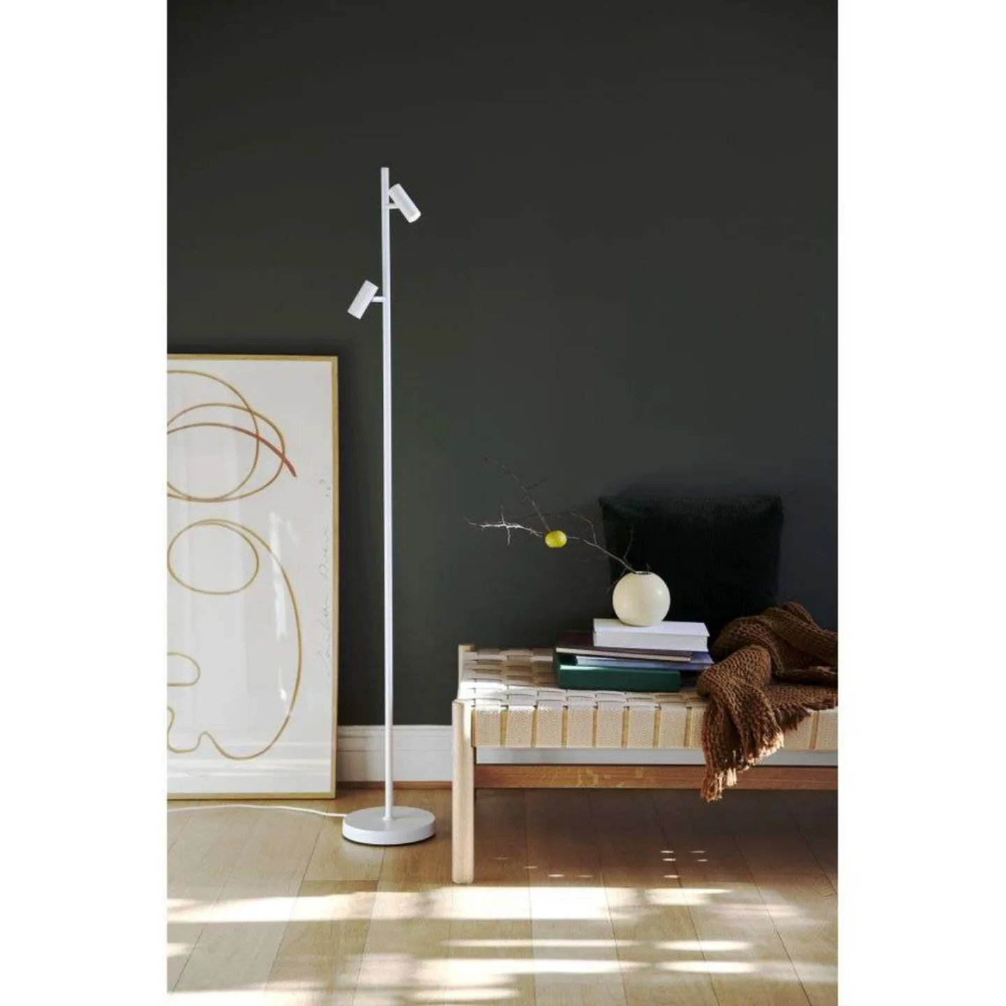 Omari LED Stehleuchte White - Nordlux - Wohnzimmer - Metall