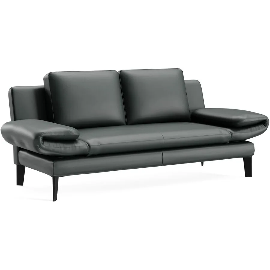 Sofa Jarek Grün Leder 281 cm 83 cm - Möbel Konfigurator: Traummöbel individuell zusammenstellen
