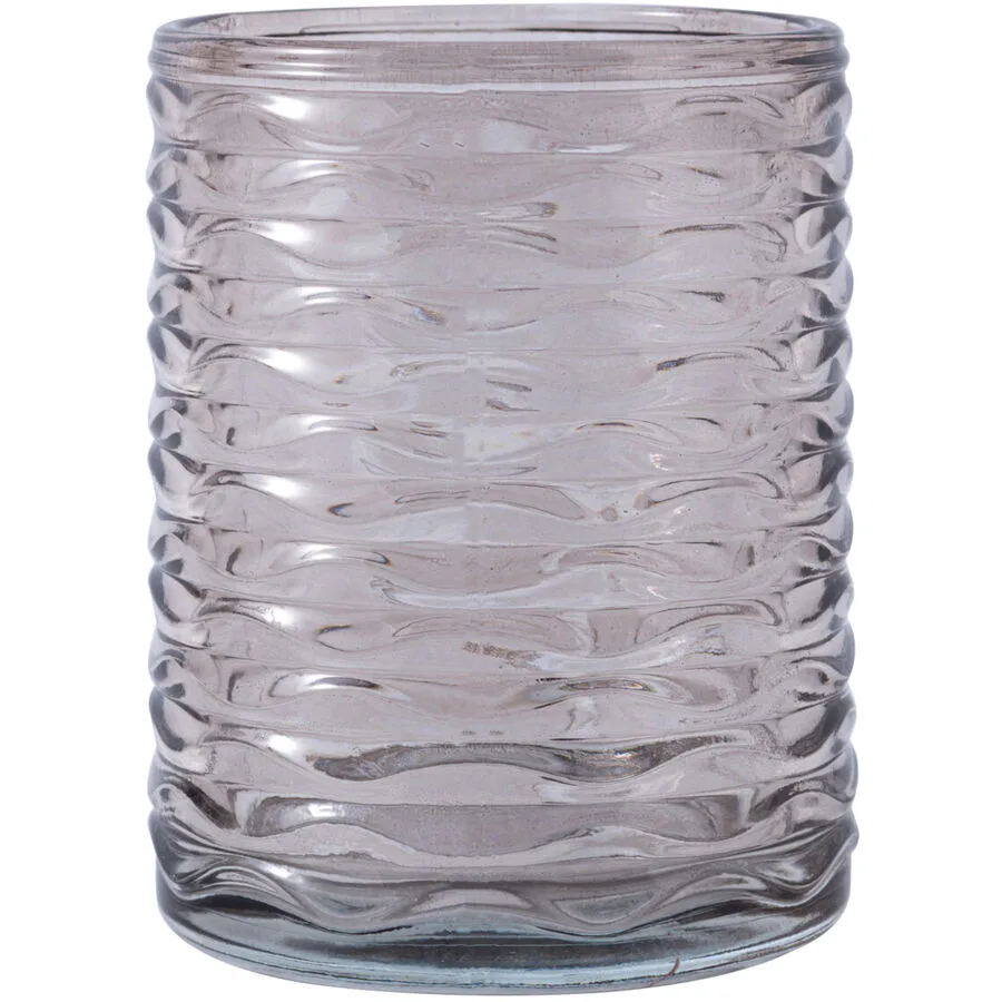 Zahnbecher Fred Grau Glas 8 cm 10 cm