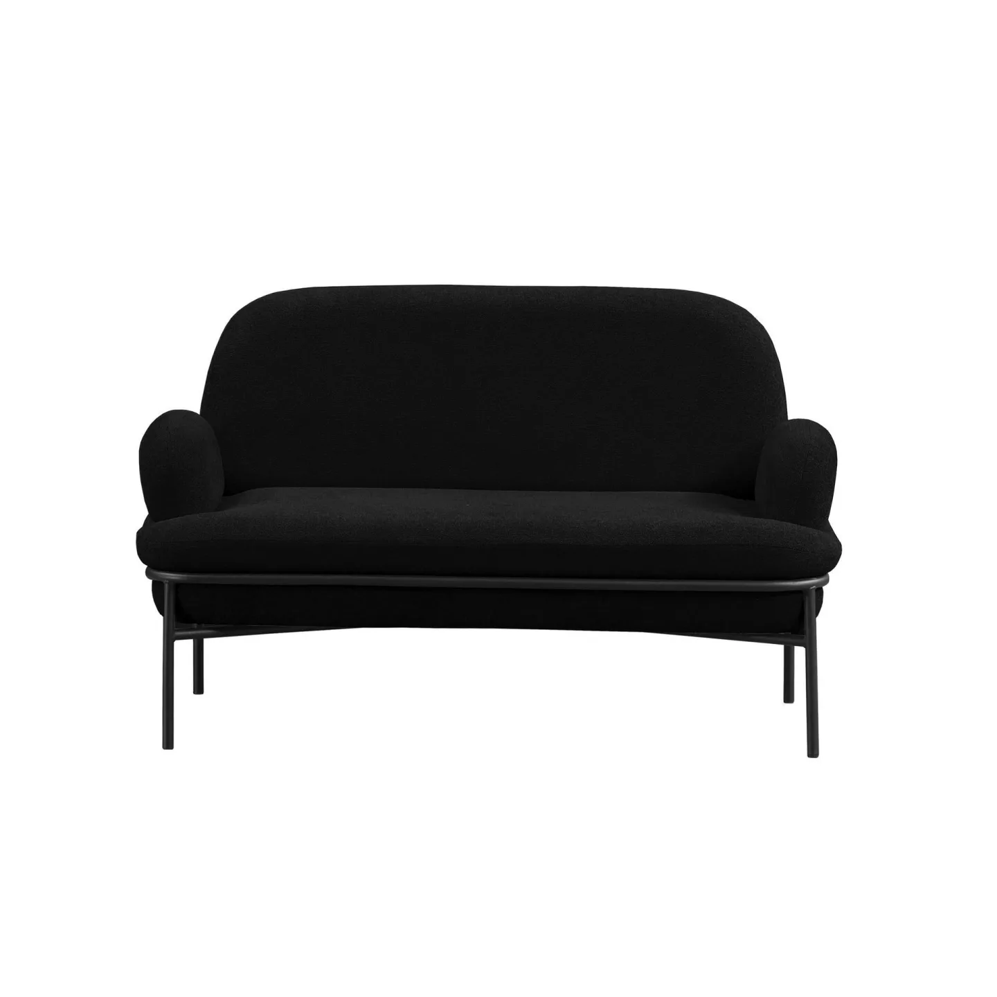 Zyricus 2-sits Soffa Teddy - Svart