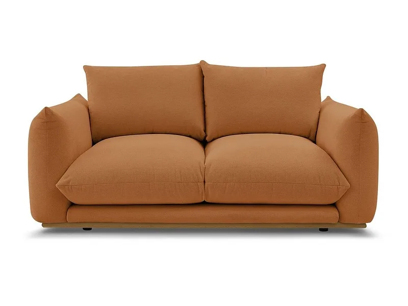 2er Sofa BOBOCHIC ERNEST Stoff orange