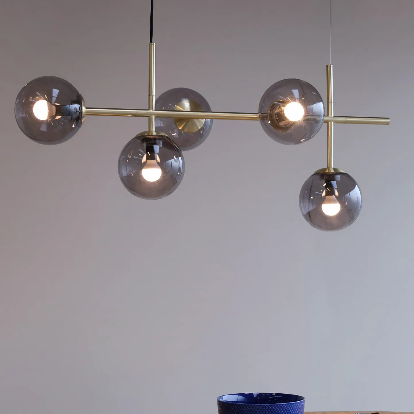 Como Taklampa Brass - Dyberg Larsen - Vardagsrum - Glas - Med flera ljuskällor