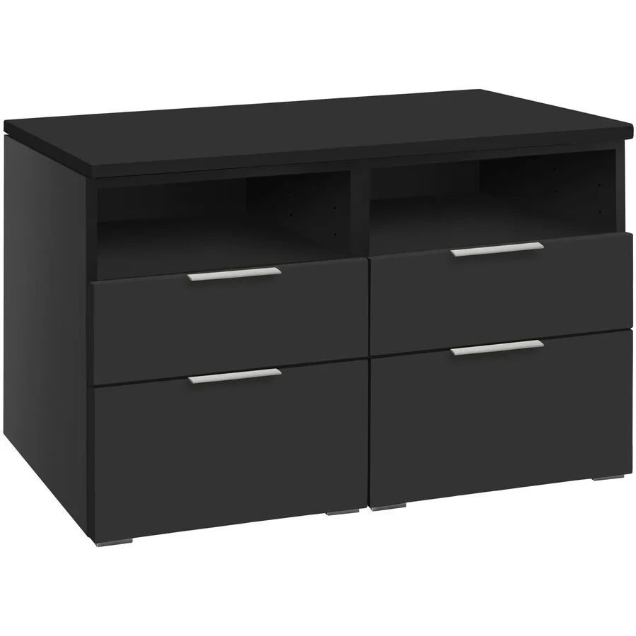 Hasena Kommode Malinda anthracit MDF B 90 H 55 cm
