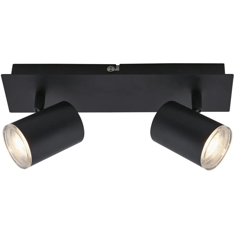Badlampe Splash Schwarz Kunststoff/Metall 29 cm 11 cm