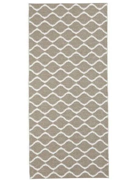 Plastmatter - Horredsmattan Wave (beige) (Størrelse: 70 x 200 cm)