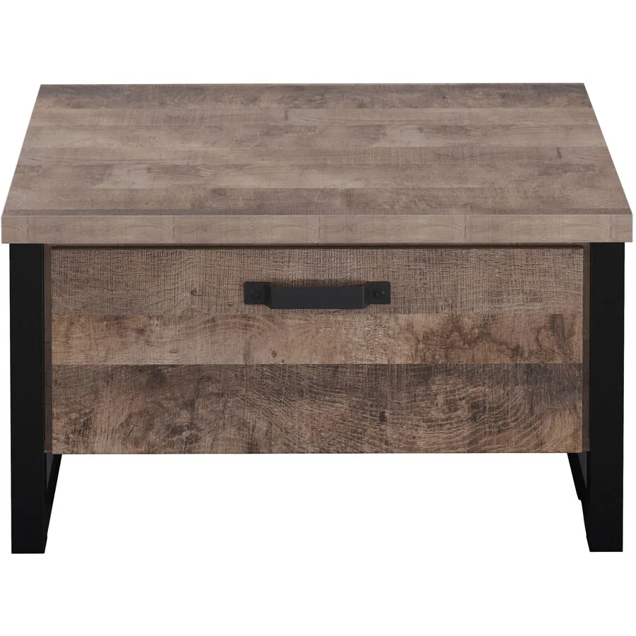 Salontisch Trey eiche dunkel Holzwerkstoff B 80 T 80 cm