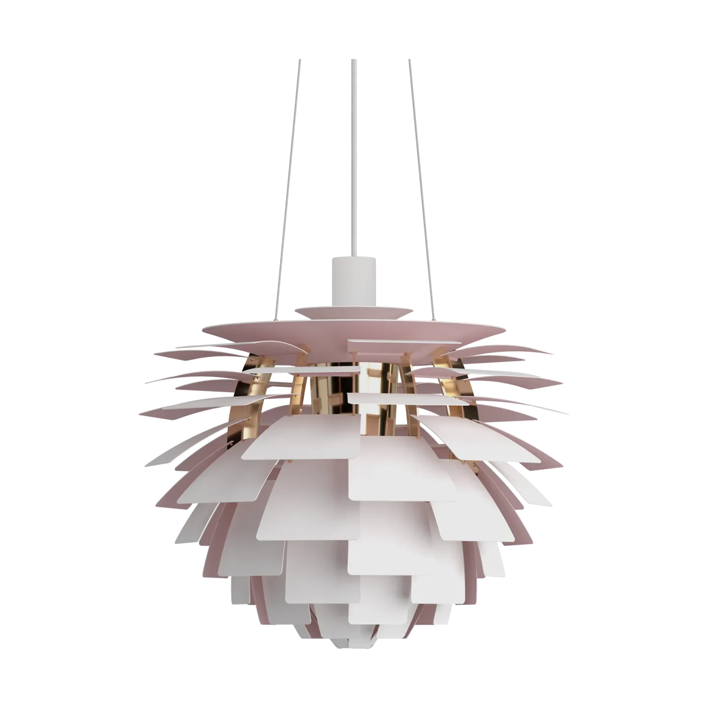 Louis Poulsen PH Artichoke Anniversary jubileumsutgåva pendel Matte white-pale rose Ø48 cm