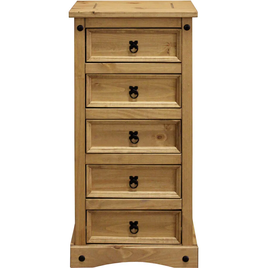 Kommode Amey Natur Kiefer massiv B 53 H 109 cm