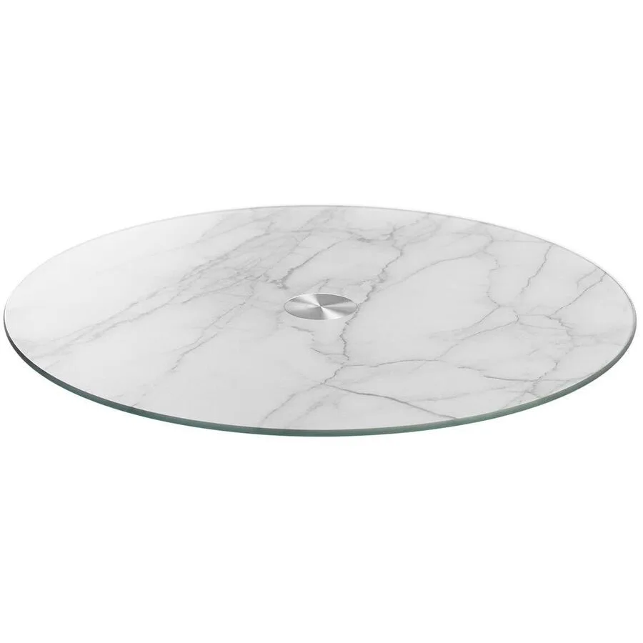 Servierplatte Leonardo Grau Glas