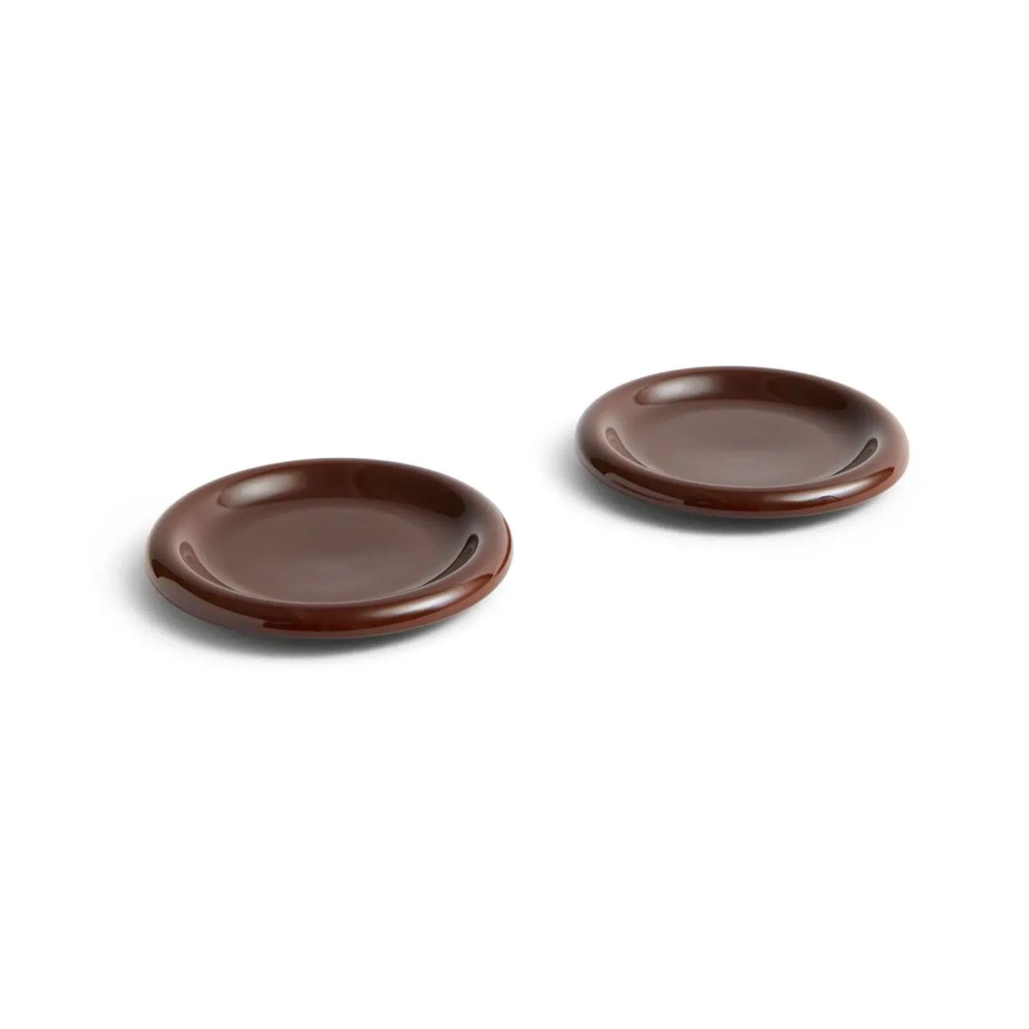 HAY Barro Teller Burgundy, Ø18 cm, 2-teilig