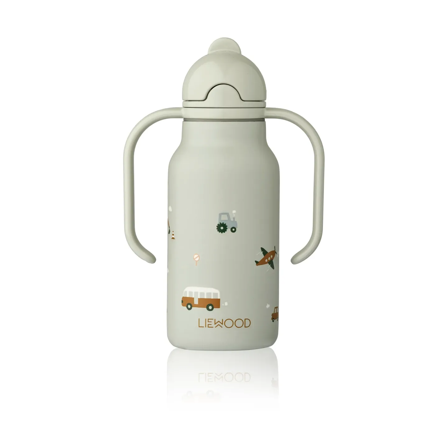 Liewood Kimmie Wasserflasche 25 cl Vehicles-Dove blue