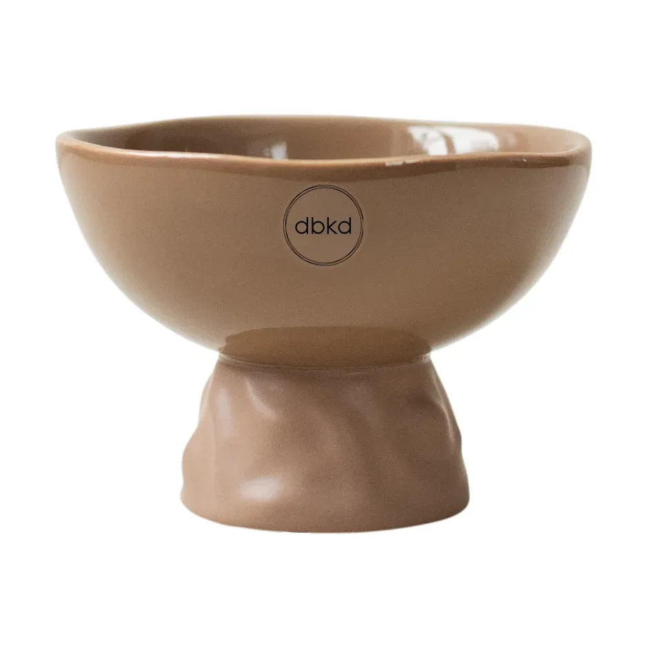 DBKD Base Irregular Blumentopf S Ø12 cm Nougat