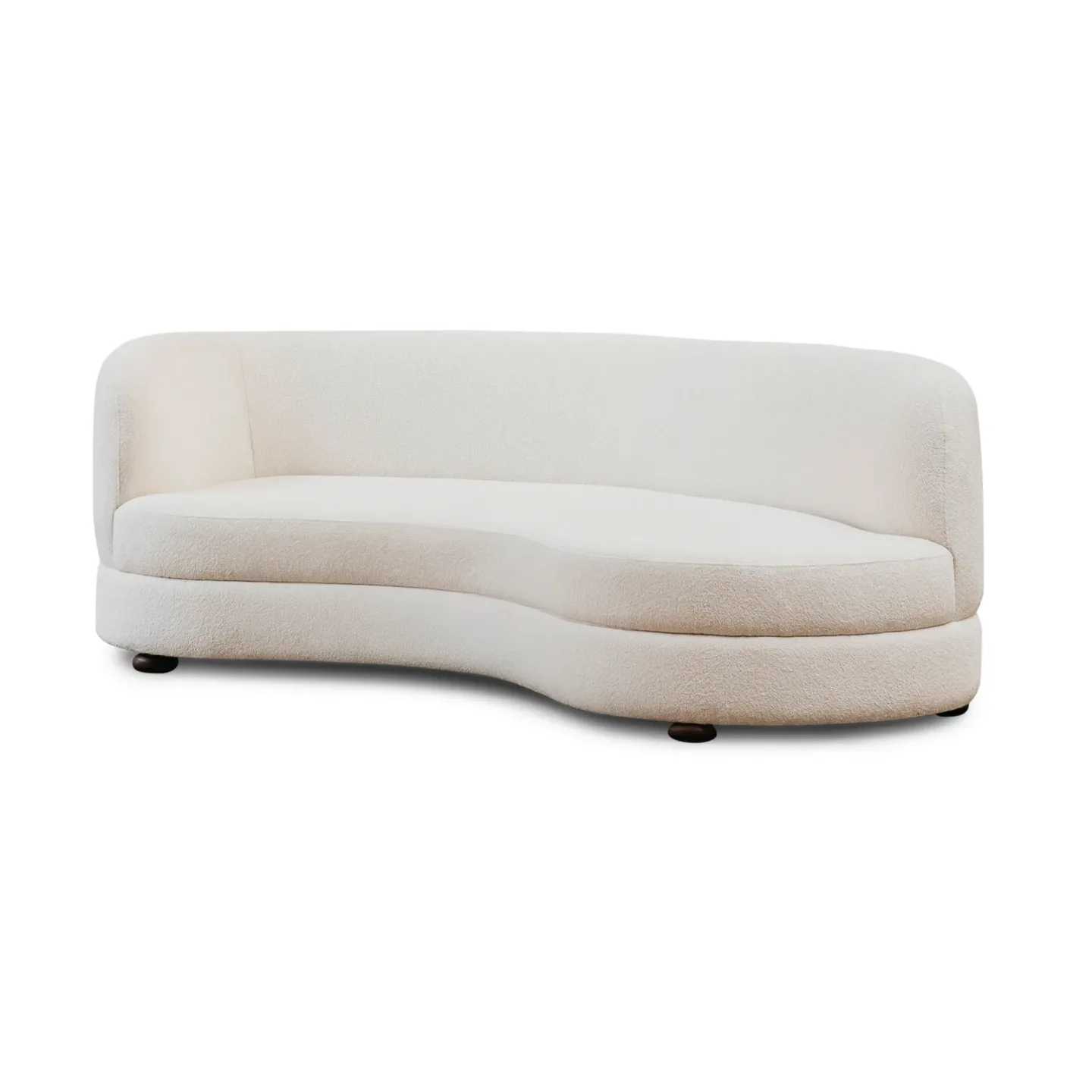 Tinted Delon Sofa Bouclé off-white